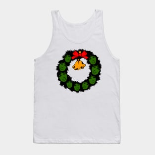 Christmas a-WREATH-a Franklin Tank Top